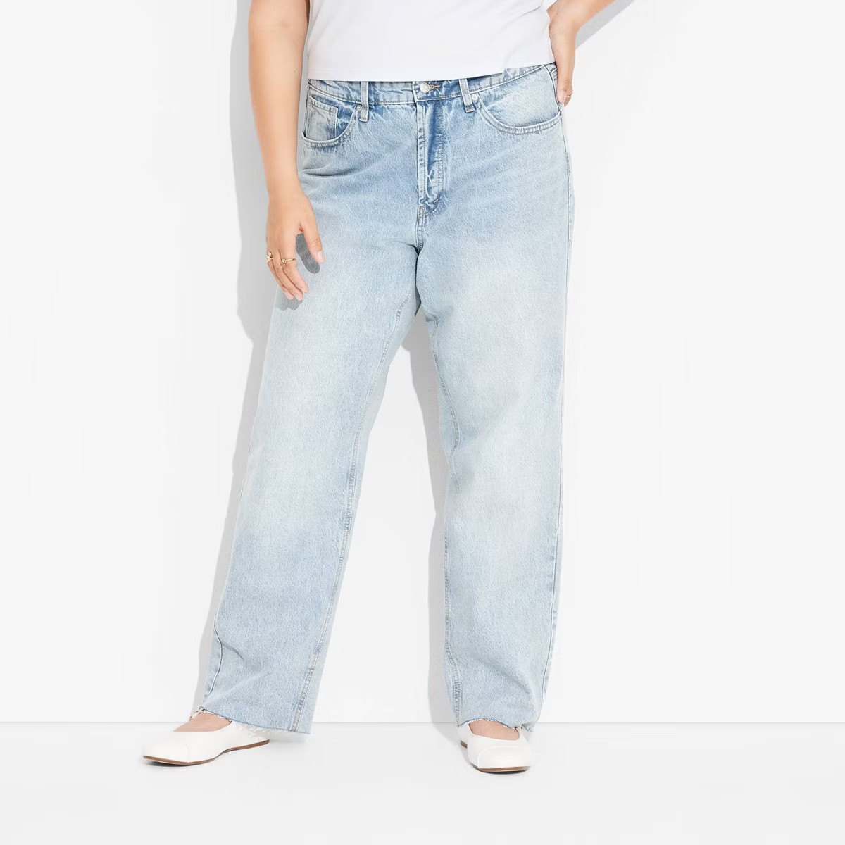 Women's High-Rise Curvy Straight Jeans - Wild Fable™ | Target