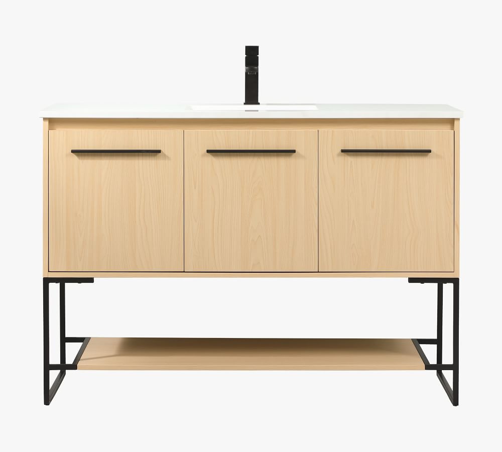 Maple Leblanc Single Sink Vanity, 48&amp;quot; | Pottery Barn (US)