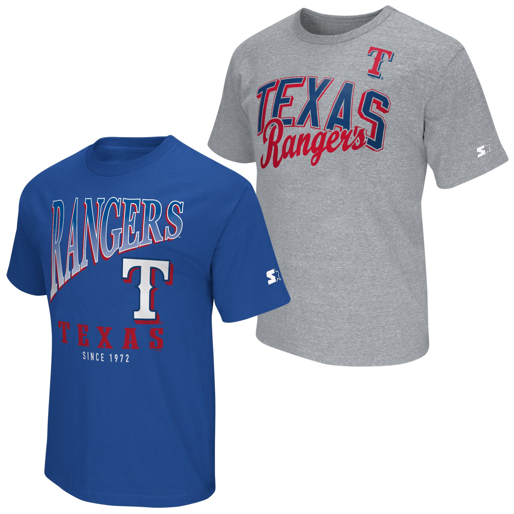 Men's Texas Rangers  Starter Royal/Heather Gray Two-Pack T-Shirt Set | MLB Shop
