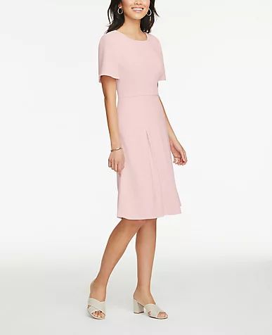 Short Sleeve Midi Dress | Ann Taylor Factory
