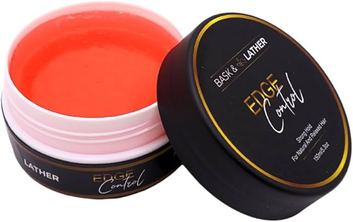 BASK & LATHER Edge Control Gel Strong Hold with Castor Oil 5.3 Fl Oz | Amazon (US)