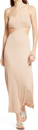 Free People Piper Sleeveless Cutout Midi Dress | Nordstrom | Nordstrom