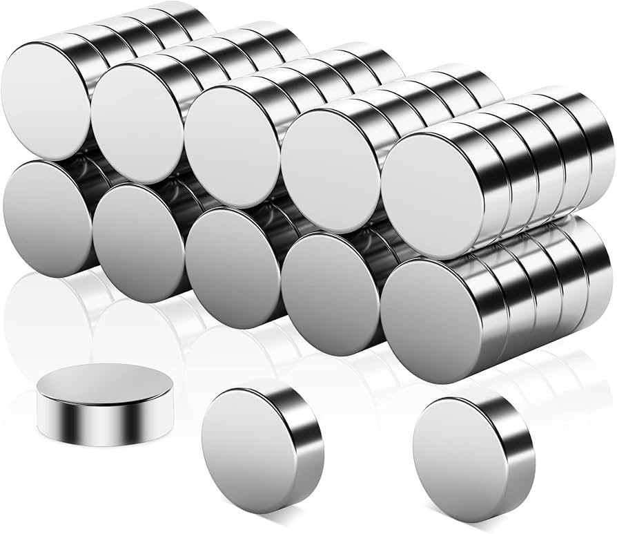 FINDMAG 50 Pcs Fridge Magnets, 6x2mm Refrigerator Magnets, Magnets for Fridge, Magnets for Whiteb... | Amazon (US)