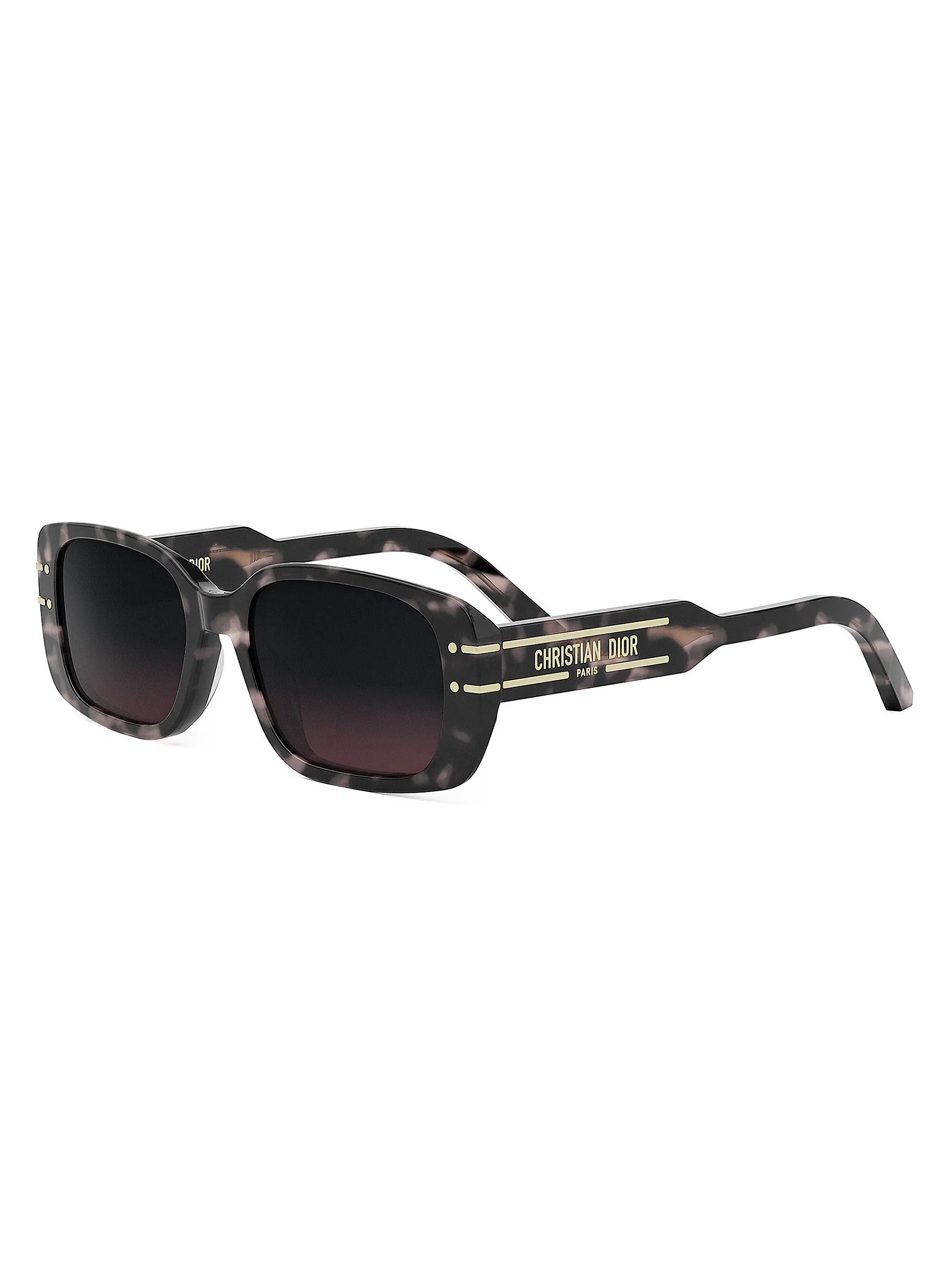 DiorSignature S12I 53MM Rectangular Sunglasses | Saks Fifth Avenue