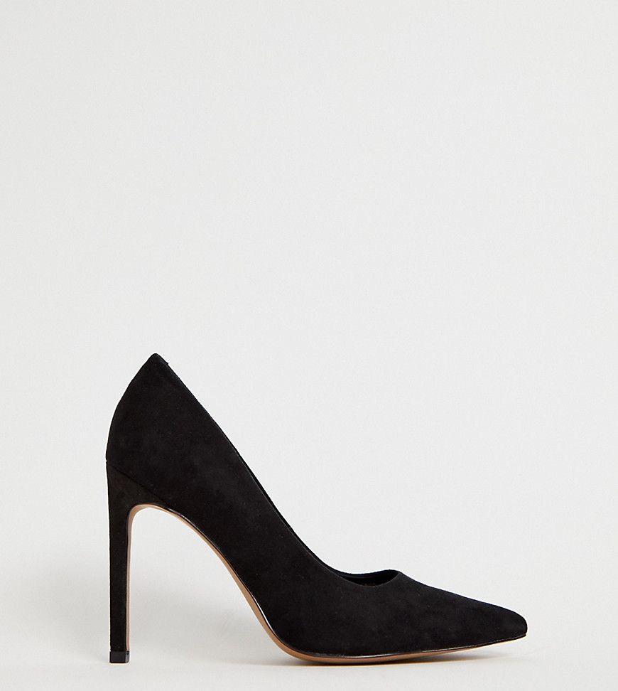 ASOS DESIGN Porto pointed high heeled pumps in black - Black | ASOS US