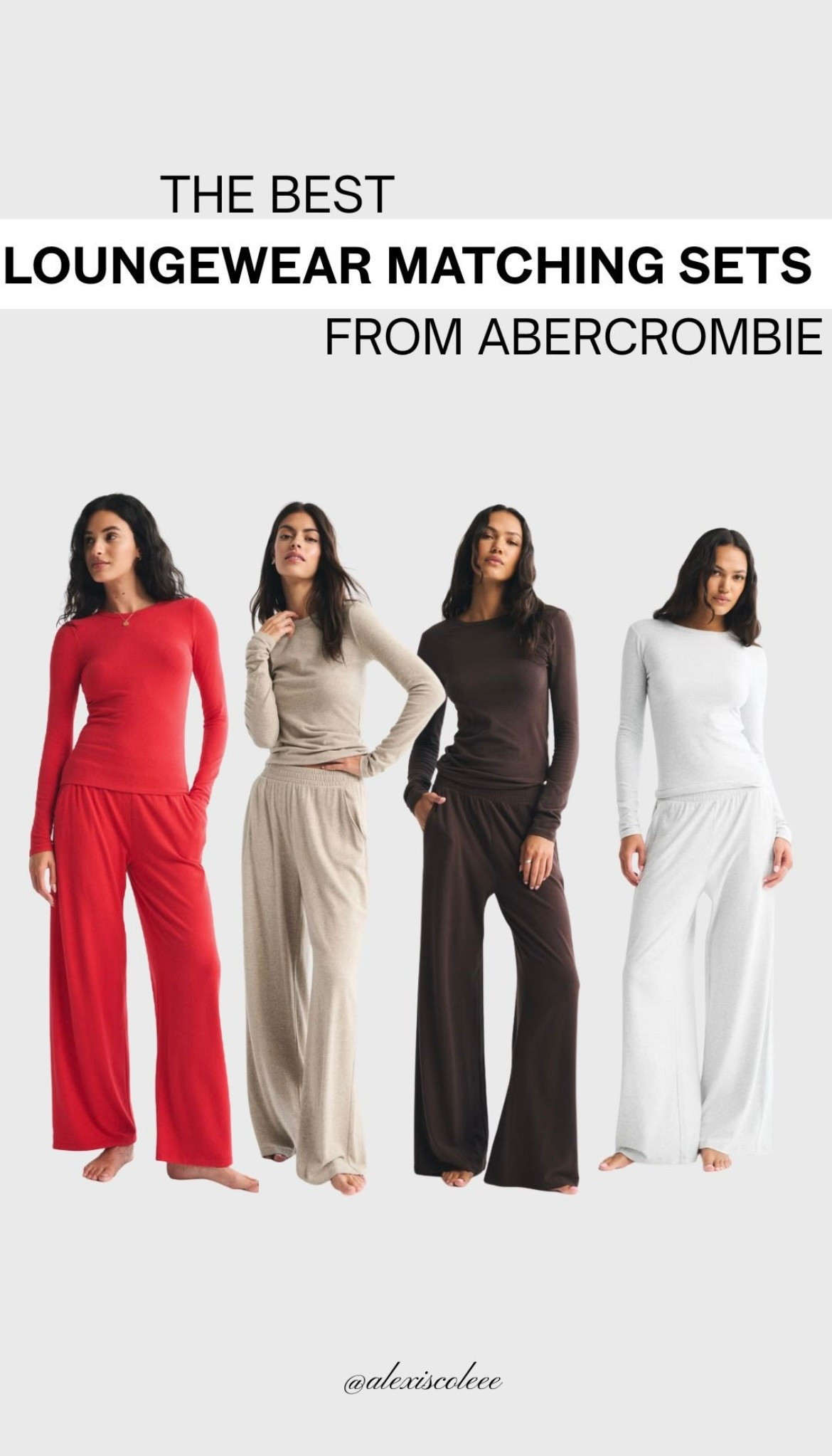 matching lounge set is perfect for work for home days! Comes in so many colors, and is super soft! Wearing a size S in top and bottoms

So soft and makes the perfect gift 

On sale now for Black Friday! Shop up to 50% off sitewide at Abercrombie now through 12/1

Loungewear, matching set, grey matching set, outfit, cozy outfit, matching set Abercrombie, skims, platform Uggs

#LTKStyleTip #LTKWorkwear #LTKFindsUnder50

#LTKCyberWeek #LTKGiftGuide #LTKootd