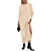 PRETTYGARDEN Women's Knit Sweater Dress Casual Loose Long Sleeve Fall Dress | Amazon (US)