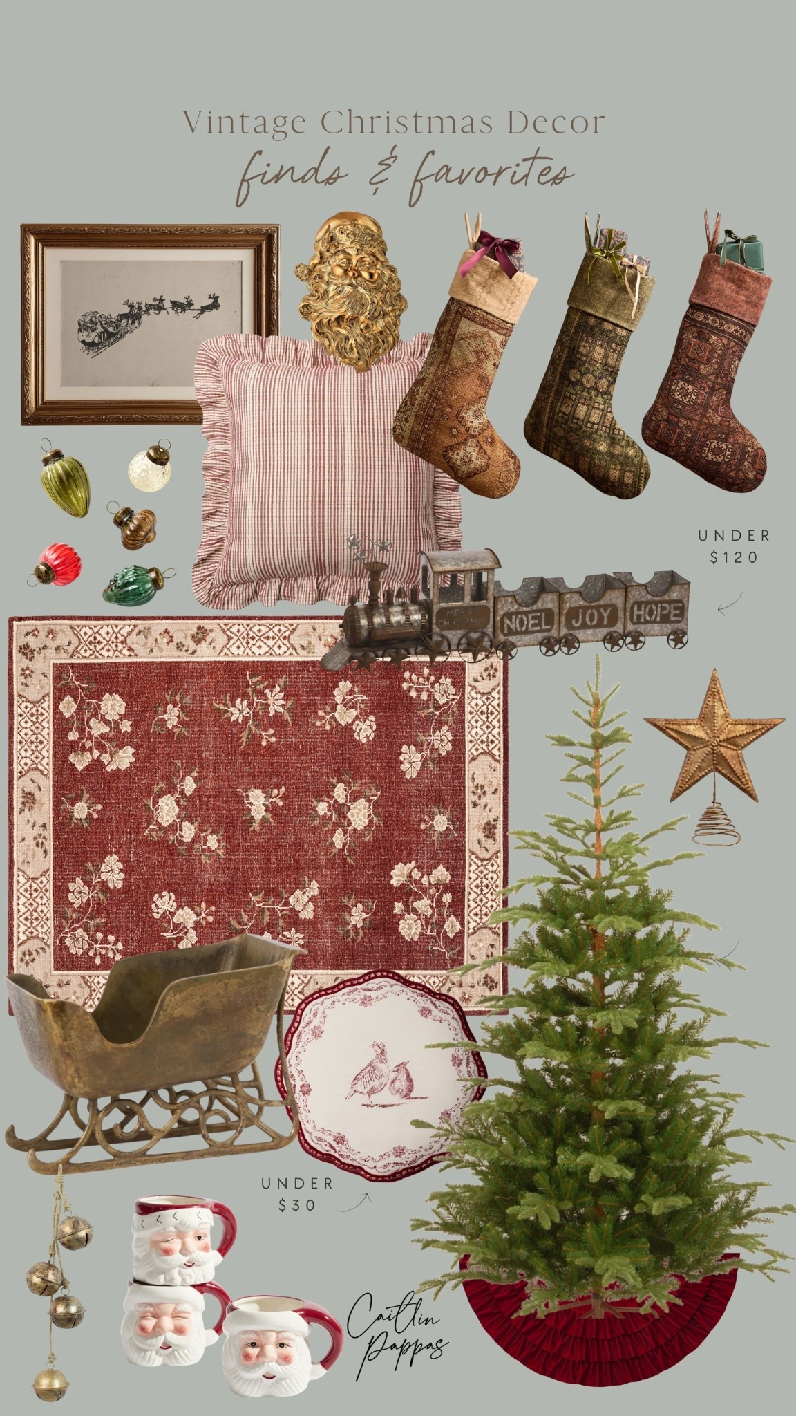 Vintage Christmas decor, finds & favorites! I’m loving this vintage Christmas aesthetic resurgence — it’s so nostalgic. ✨🎄🎅🏻 

#LTKHome #LTKSeasonal #LTKHoliday