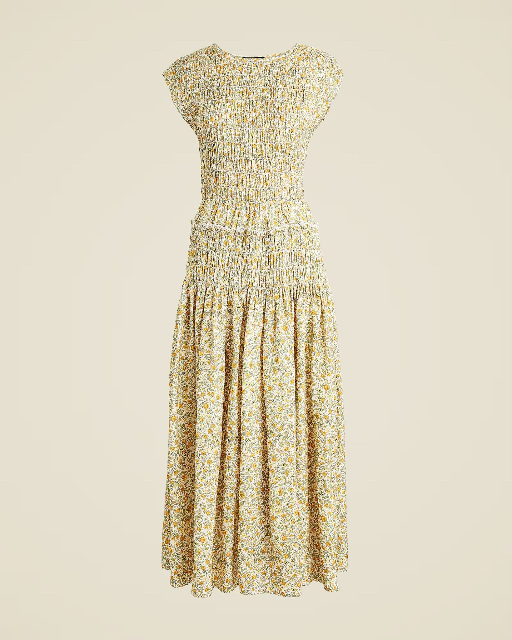 Beautiful smocked dress in a pretty floral it’ll go straight into fall with a sweater and flats 

#LTKSeasonal #LTKStyleTip