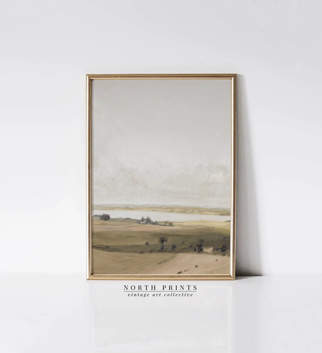 Muted Green Tonal Landscape Vintage Painting | Coastal Wall Art | North Prints | PRINTABLE Digita... | Etsy (AU)