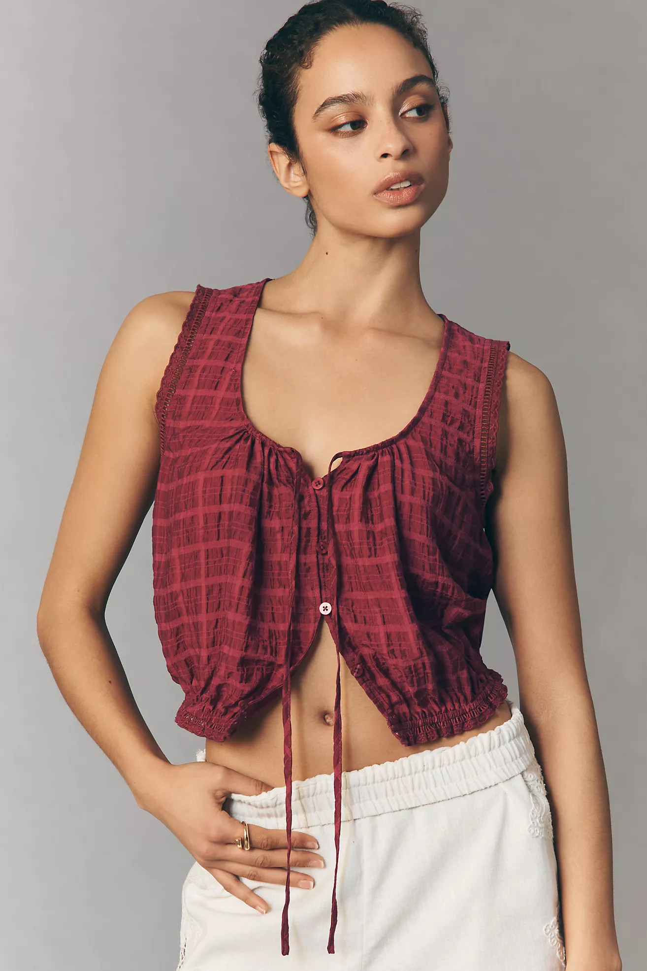 Greylin Clara Eyelet Top | Anthropologie (US)