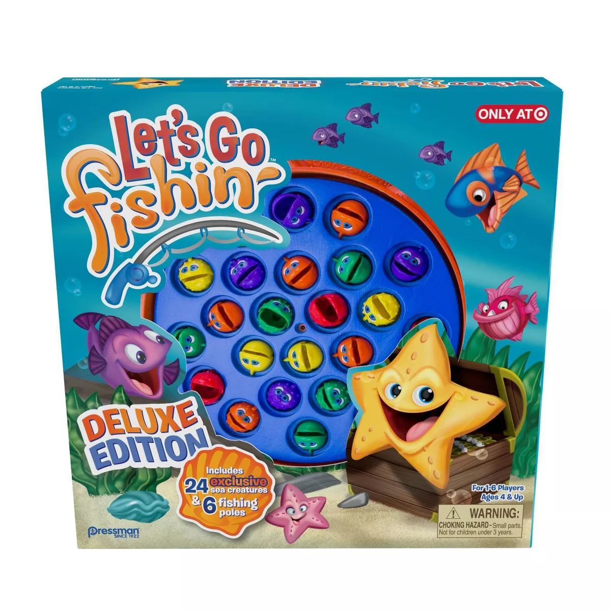 Pressman Let's Go Fishin' Deluxe Game | Target