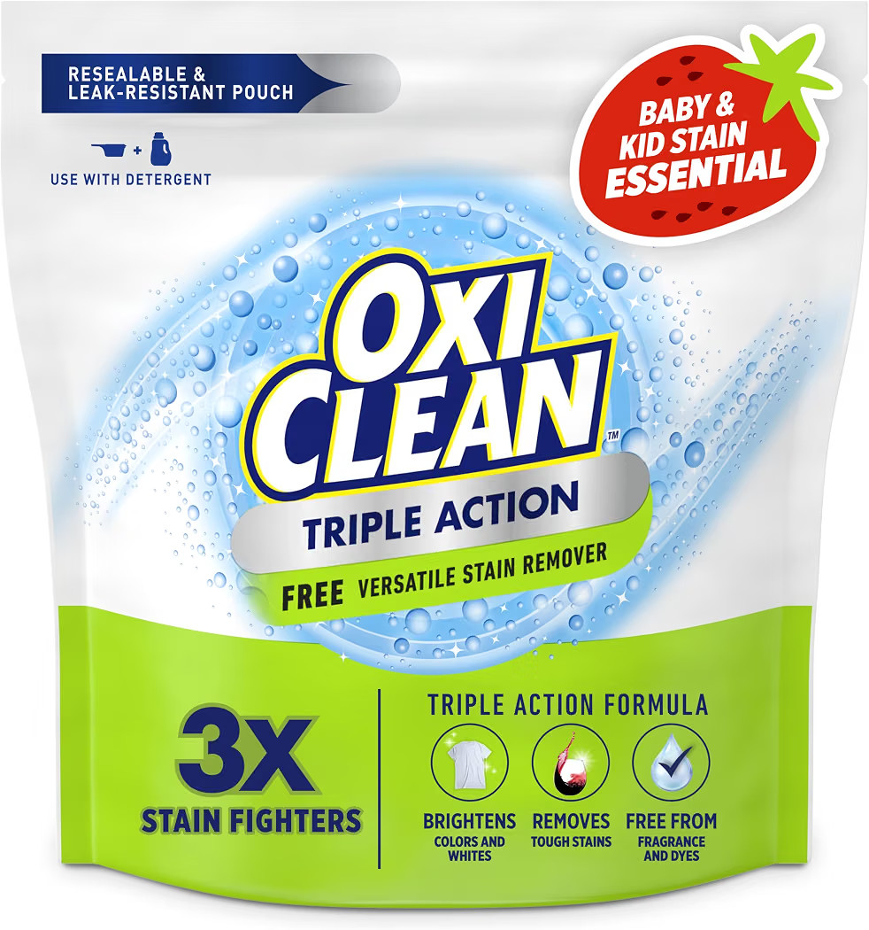 OxiClean Triple Action Free Versatile Stain Remover Powder, 64 Ounce (Pack of 6) | Amazon (US)