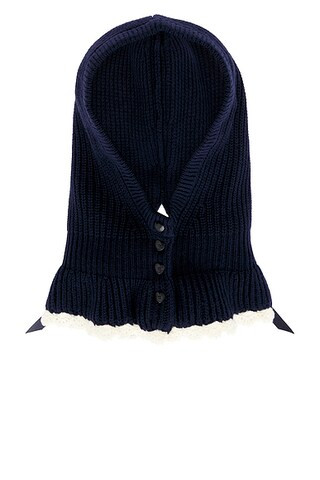 Sandy Liang KADY 방한모 in Navy | FWRD | FWRD 