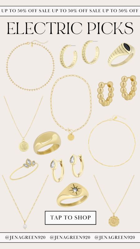Electric Picks | Everyday Jewelry | Gold Jewelry | Earrings | Necklace

#LTKunder50 #LTKsalealert #LTKunder100