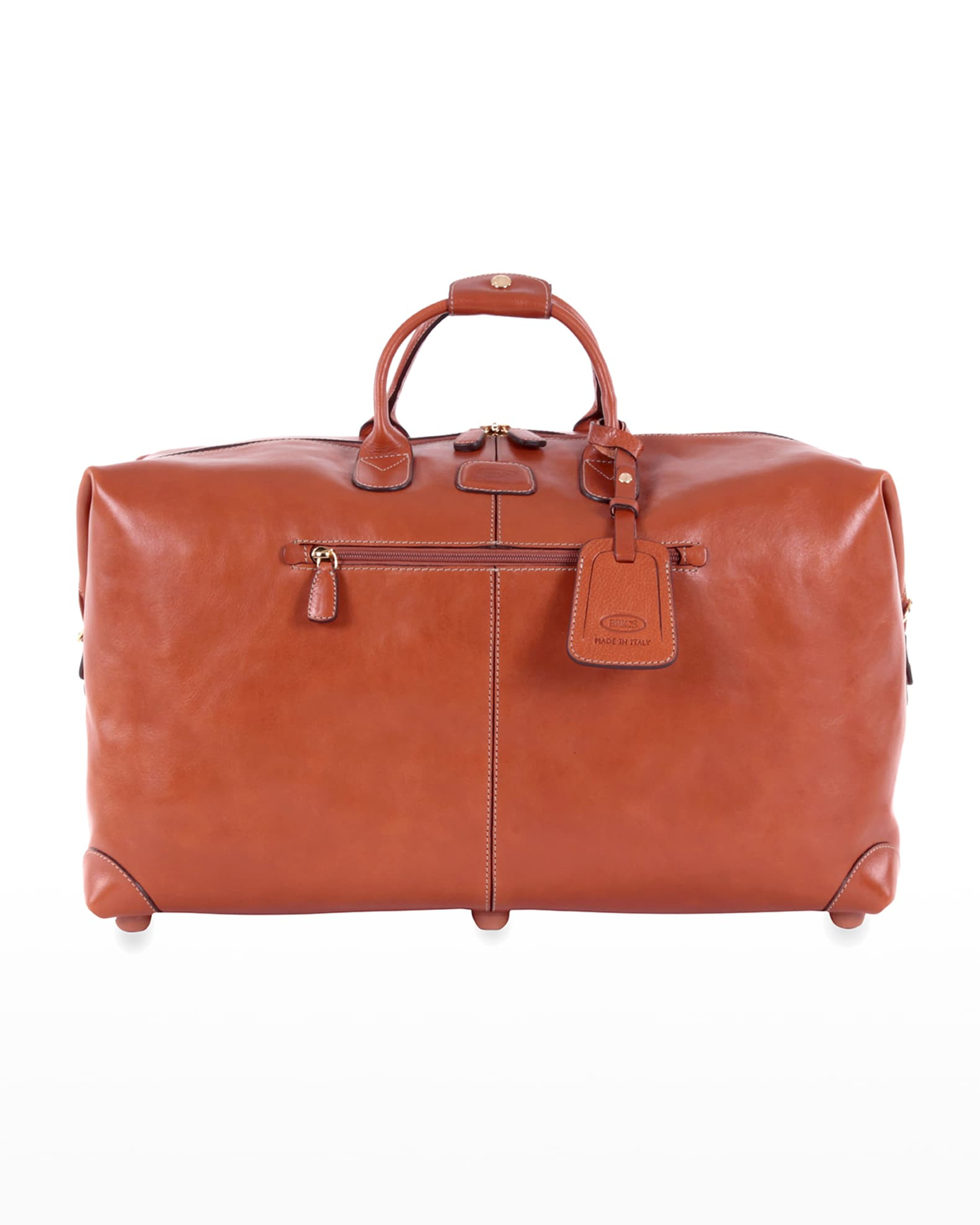 Pelle Cognac 22" Cargo Duffel Luggage | Neiman Marcus