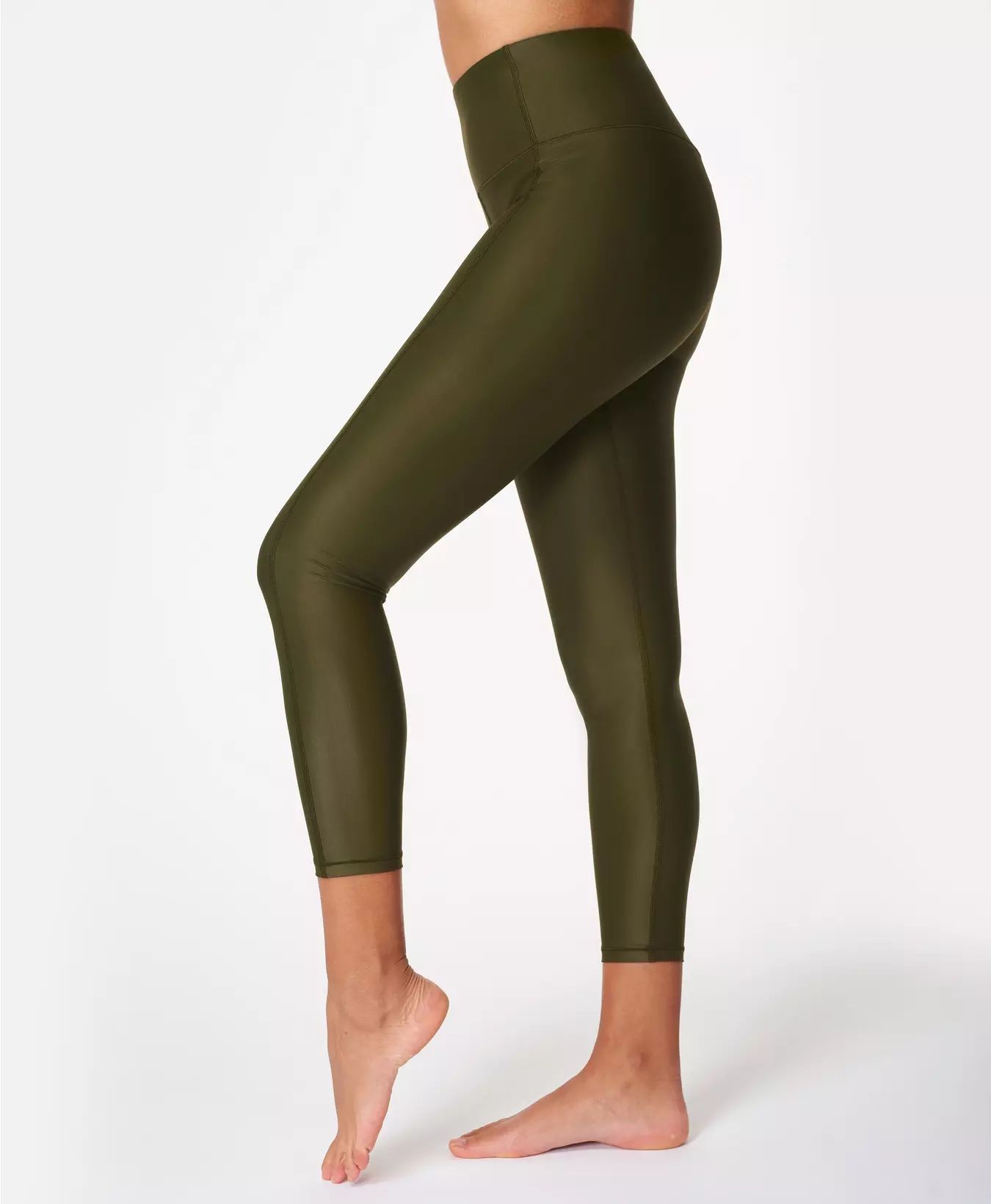 High Shine High Waisted 7/8 Leggings | Sweaty Betty (US)