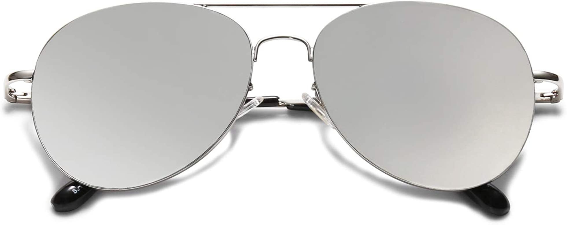 SOJOS Classic Aviator Sunglasses for Women Men Metal Frame Spring Hinges SJ1030 | Amazon (US)