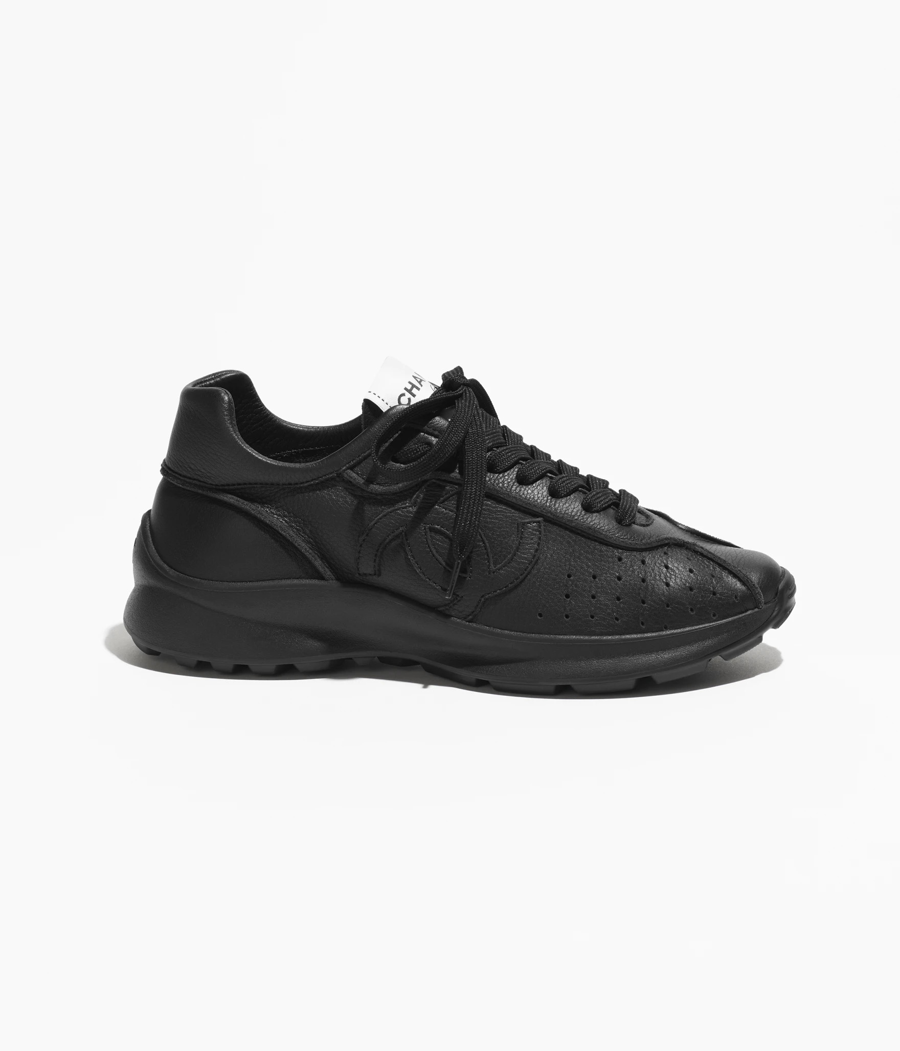 Sneakers - Calfskin, black — Fashion | CHANEL | Chanel, Inc. (US)