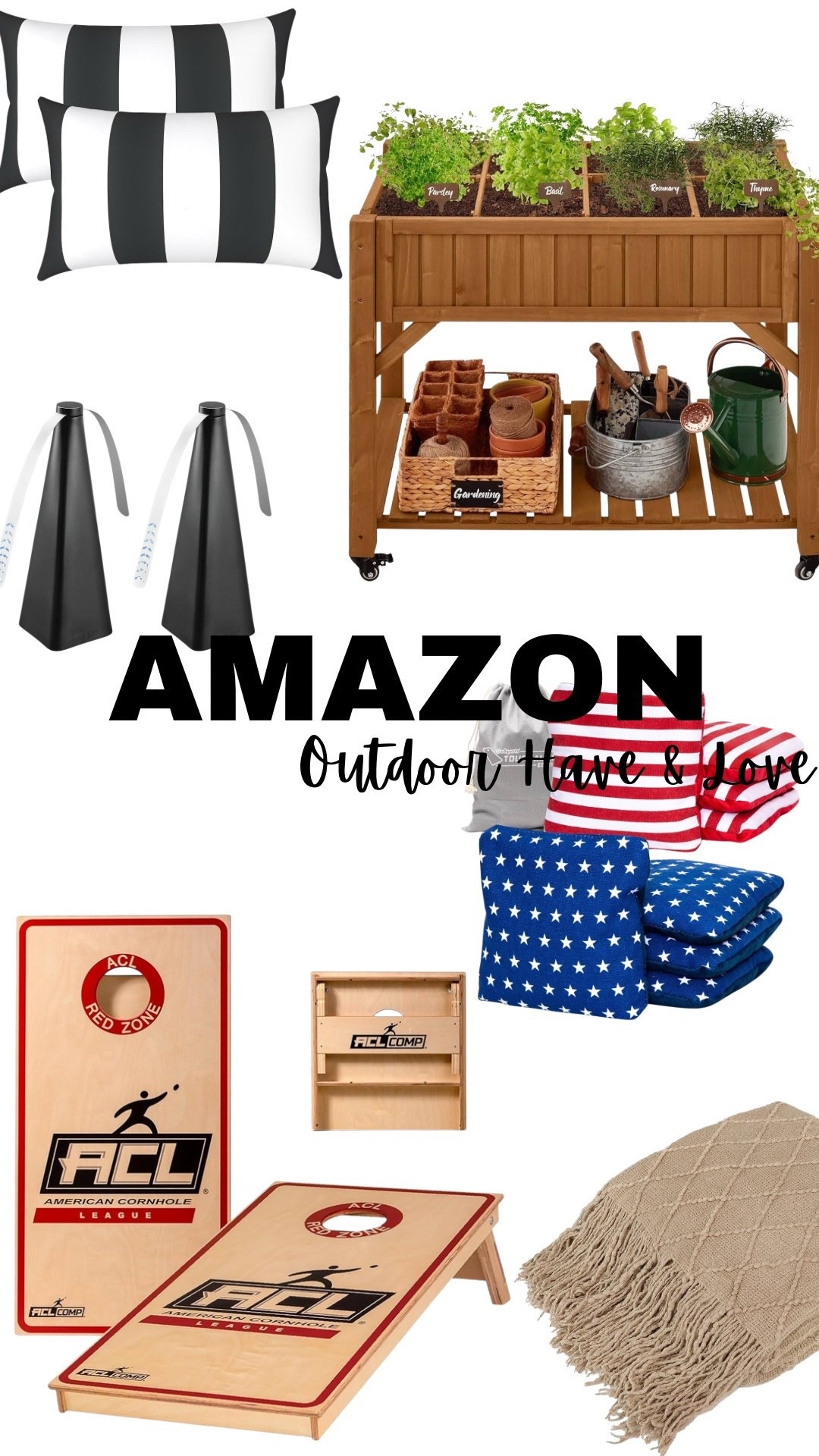 Outdoor things we have and love! We’ve gotten so much use out of the cornhole boards and bags. 

Outdoor entertaining, summer entertaining, summer finds, outdoor games, family fun

#LTKParties #LTKHome #LTKSeasonal