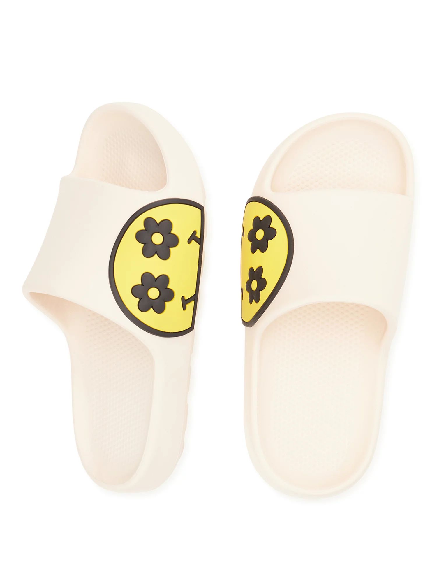 Wonder Nation Little Girls and Big Girls Icon Eva Slide Sandals, Sizes 13/1-4/5 | Walmart (US)