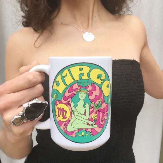 Virgo Coffee Mug... Eco-friendly Packaging...zodiac - Etsy | Etsy (US)