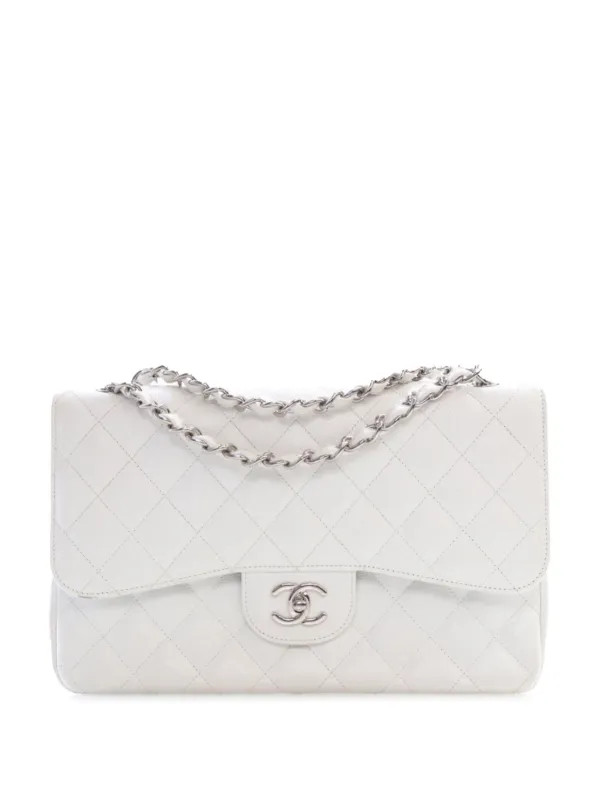CHANEL Pre-Owned 2011 Jumbo Classic Caviar Double Flap Shoulder Bag - Farfetch | Farfetch Global