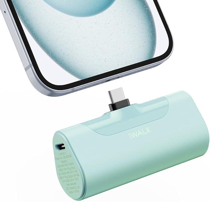 iWALK Portable Charger for iPhone 17/16/15 USB-C Small Power Bank 20W 4,500mAh Fast Charging Batt... | Amazon (US)