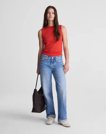 The '90s Shell Tank in Compact Cotton | Madewell