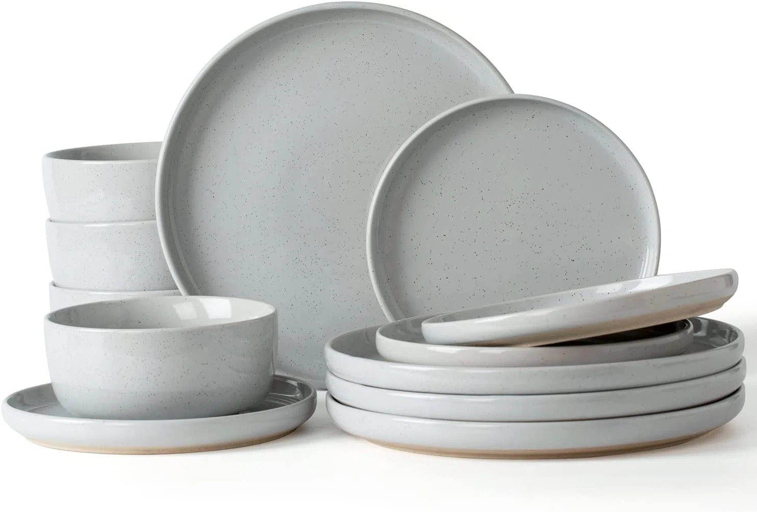 Daytona 12 Piece Stoneware Dinnerware Set - Service for 4 | Wayfair North America
