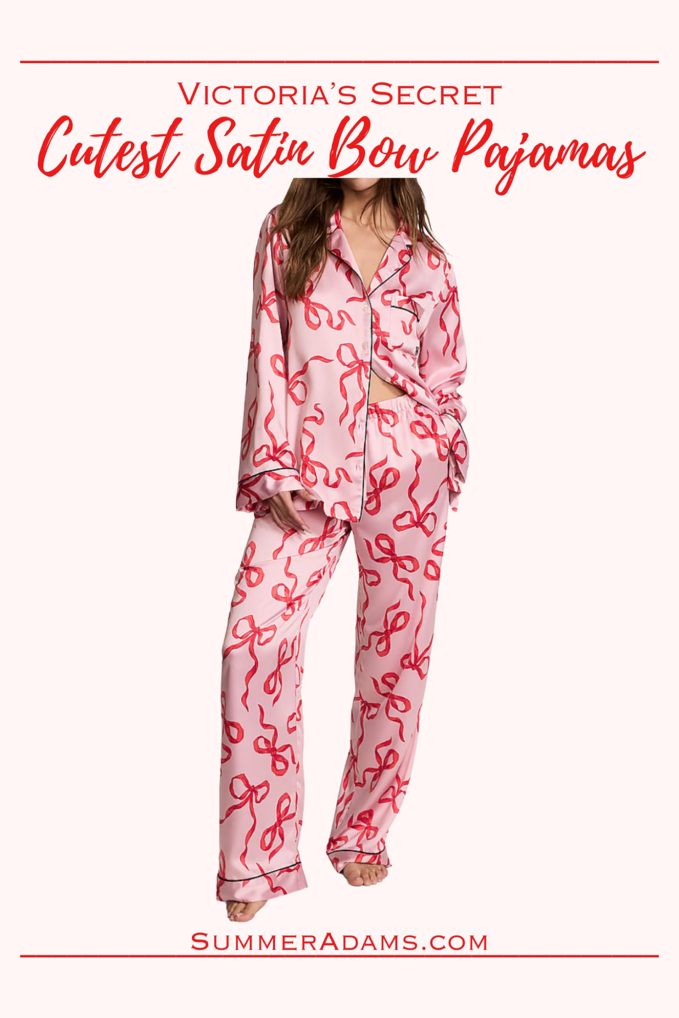 SALE ALERT 40% OFF!!! MORE cute bow pajamas for women but these are satin at Victoria’s Secret. 

#LTKSaleAlert #LTKFindsUnder50 #LTKHoliday