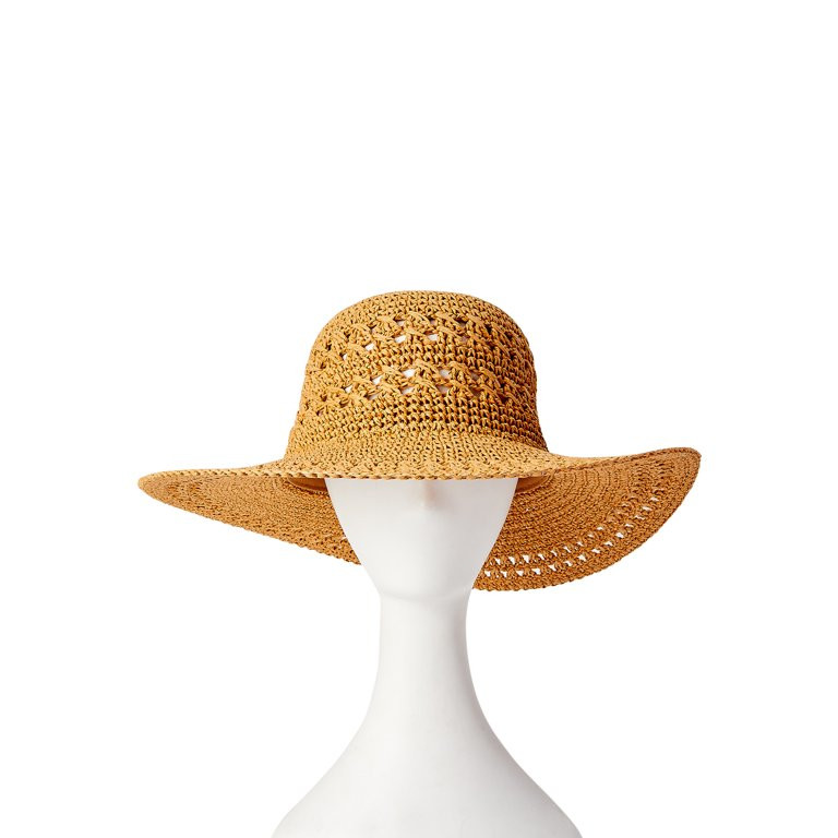 Time And Tru Women's Woven Straw Hat | Walmart (US)