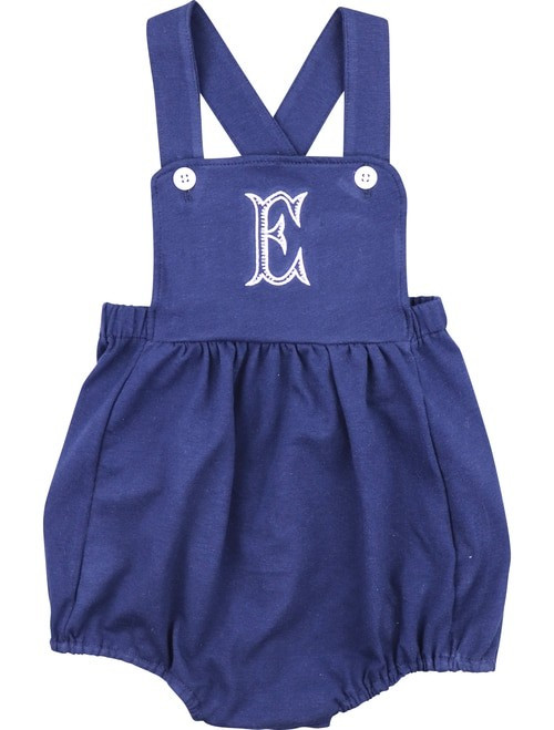 Boys Navy Knit Bubble | Cecil and Lou