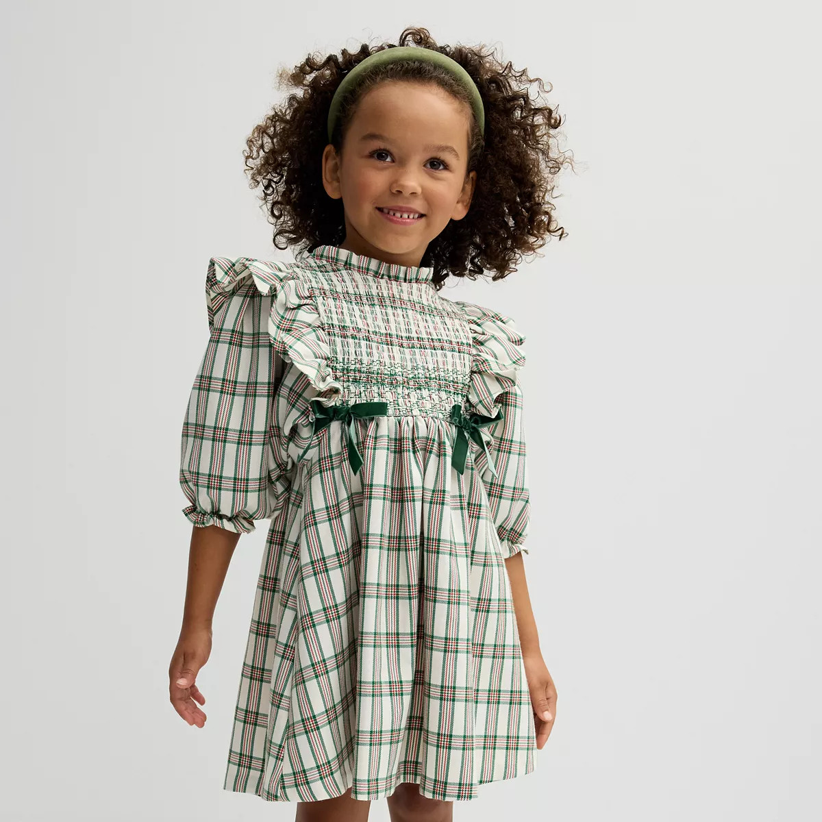 Girls 4-20 Bonnie Jean Plaid Smocking Dress in Regular & Plus Size | Kohl's
