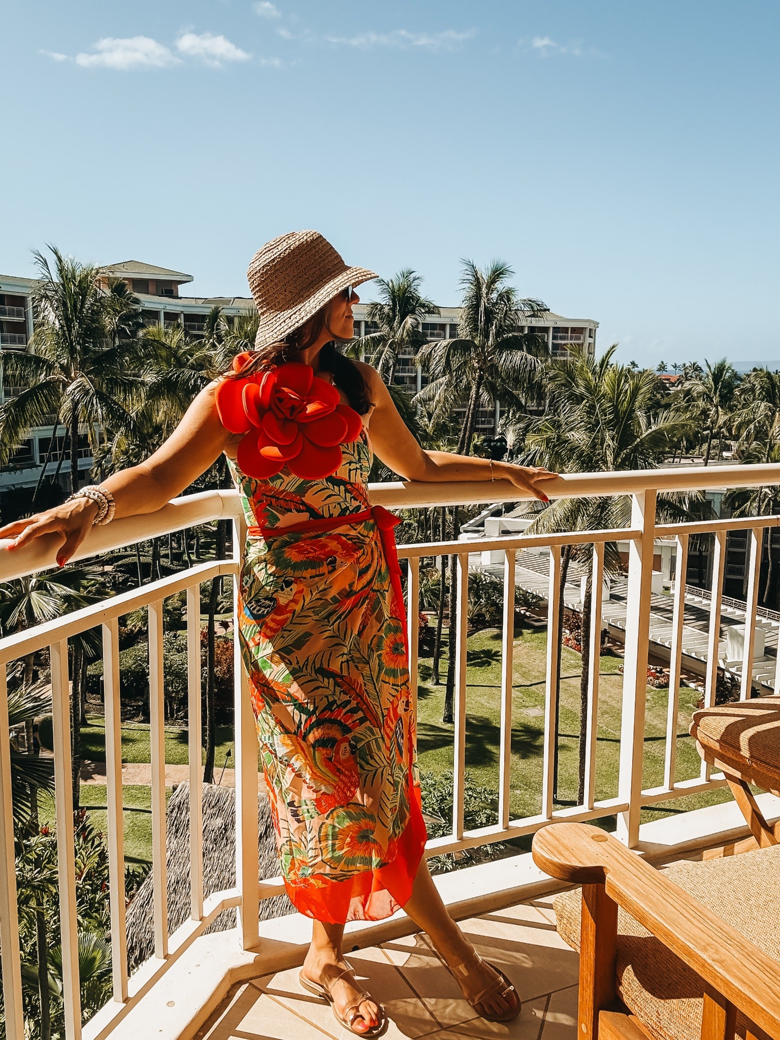 Tropical swimsuit & sarong set - wearing size medium (always size up to medium in my suits) ❤️🌺☀️

- best waterproof glitter bangle bracelets!! Come as a set 

Hawaii outfit, Maui swim style, spring break, vacation swim style, Amazon fashion, Amazon swim 

#LTKFindsUnder50 #LTKSwim #LTKOver40