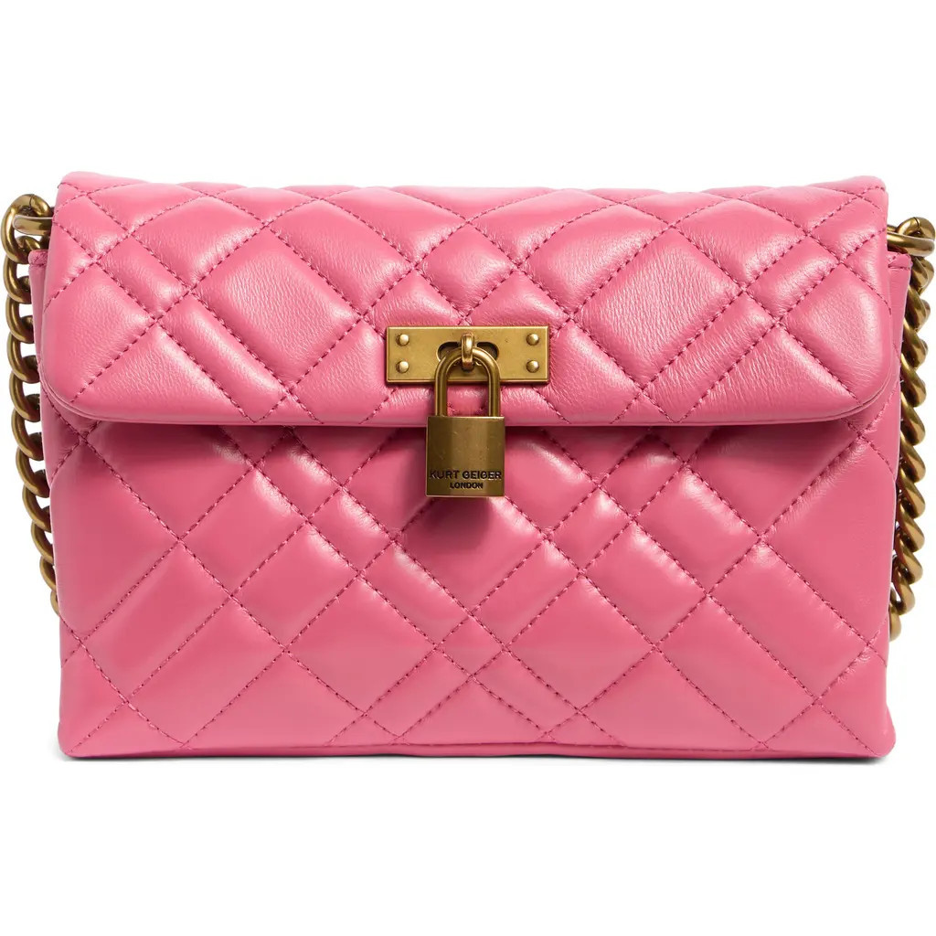 Kurt Geiger London Medium Brixton Lock Bag in Pink at Nordstrom Rack | Nordstrom Rack