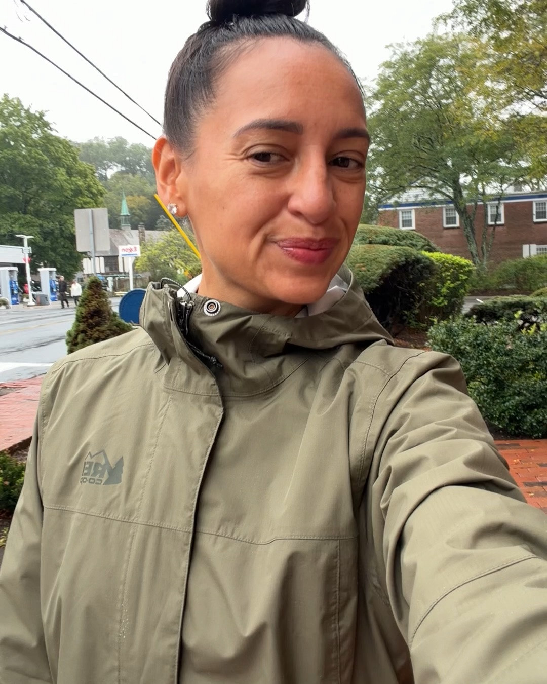 Rainy day outfit 🤎🌧️

#LTKootd #LTKPetite #LTKOver40