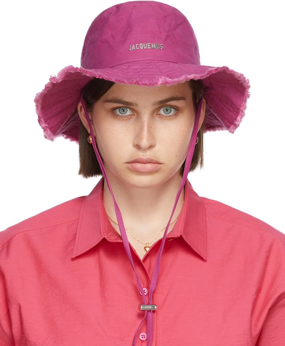 Pink 'Le Bob Artichaut' Bucket Hat | SSENSE