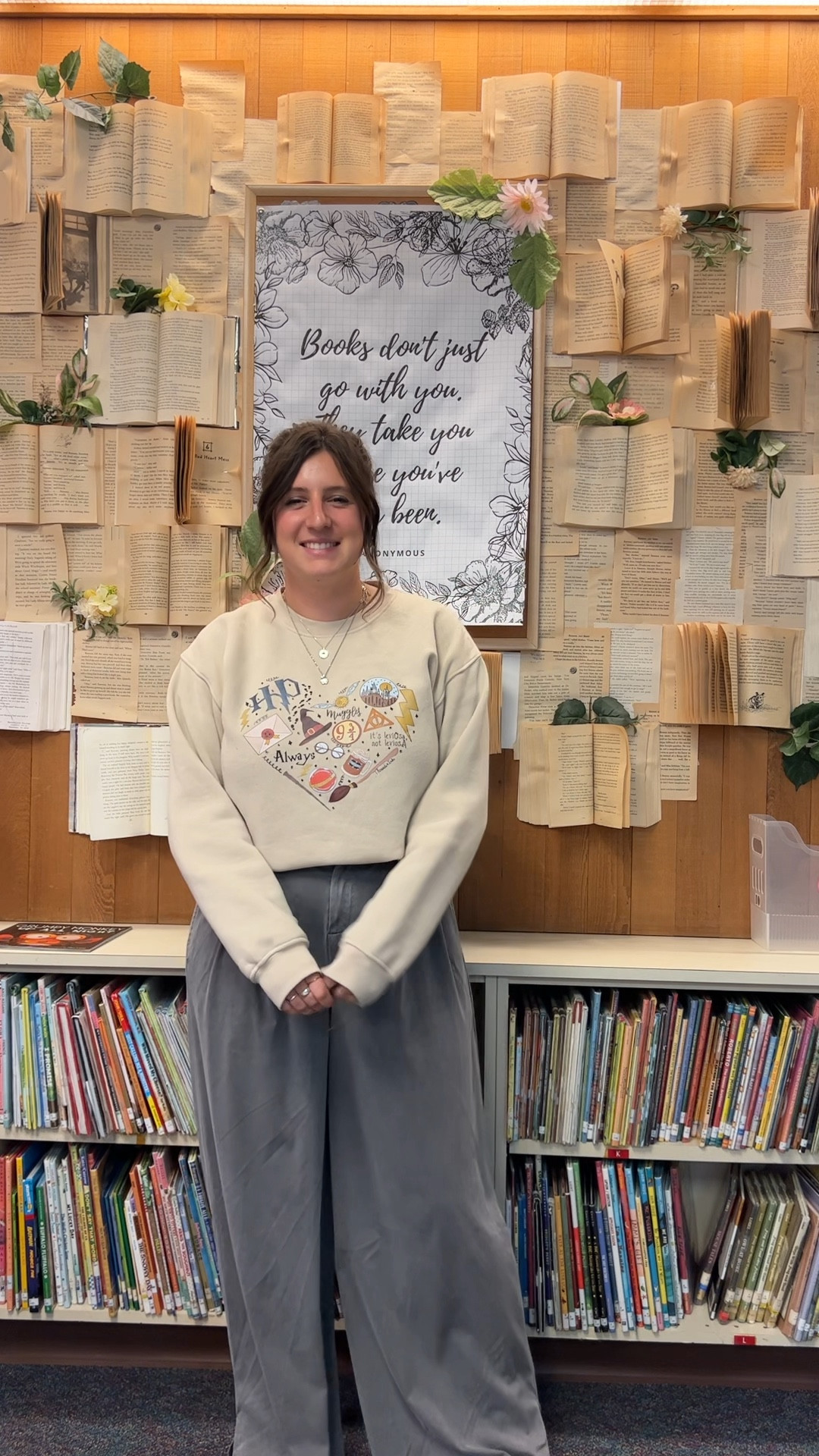 Harry Potter sweatshirt
Halara trouser pants 

#LTKmidsize #LTKworkwear #LTKfindsunder50