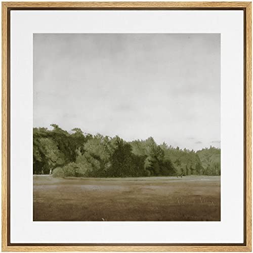 SIGNWIN Framed Canvas Print Wall Art Green Mountain Hill Forest Landscape View Nature Wilderness ... | Amazon (US)