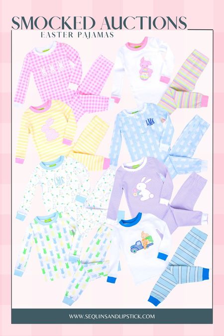Monogram any of these new pajamas from Smocked Auctions for a personalized Easter gift

#LTKSeasonal #LTKkids #LTKbaby