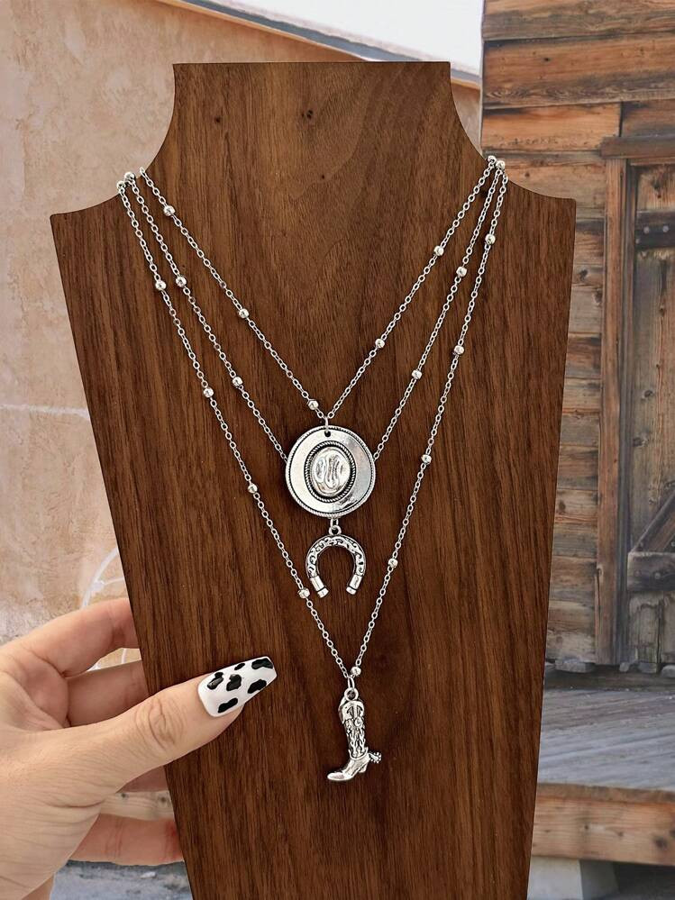 Western Layered Necklace | SHEIN