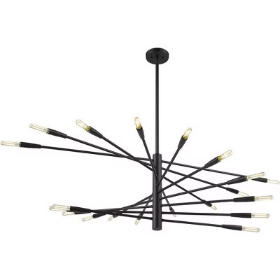 Z-Lite Ascension 20 - Light Chandelier in  Matte Black | Target