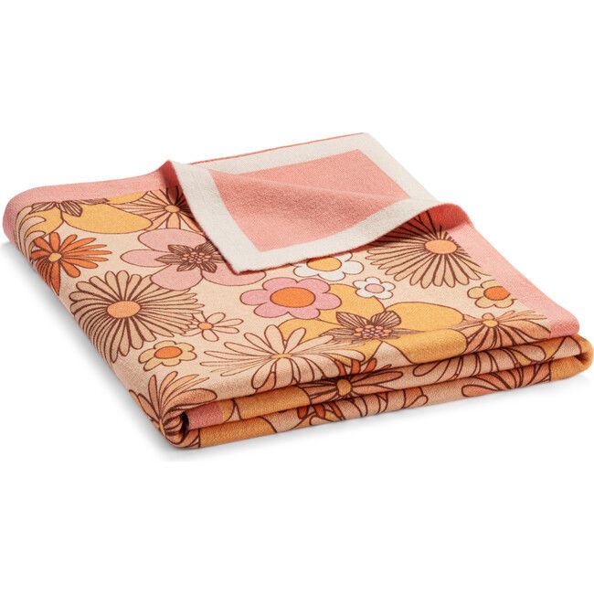 Little Dreamer Organic Baby Blanket, Flower Child | Maisonette