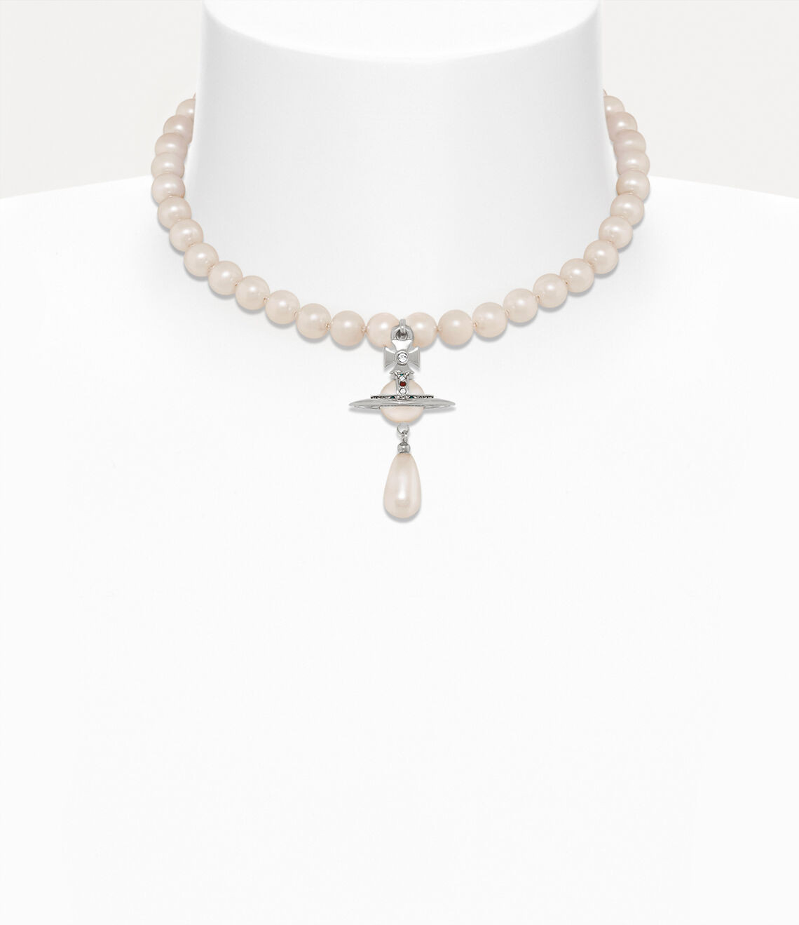 ONE ROW PEARL DROP CHOKER | Vivienne Westwood