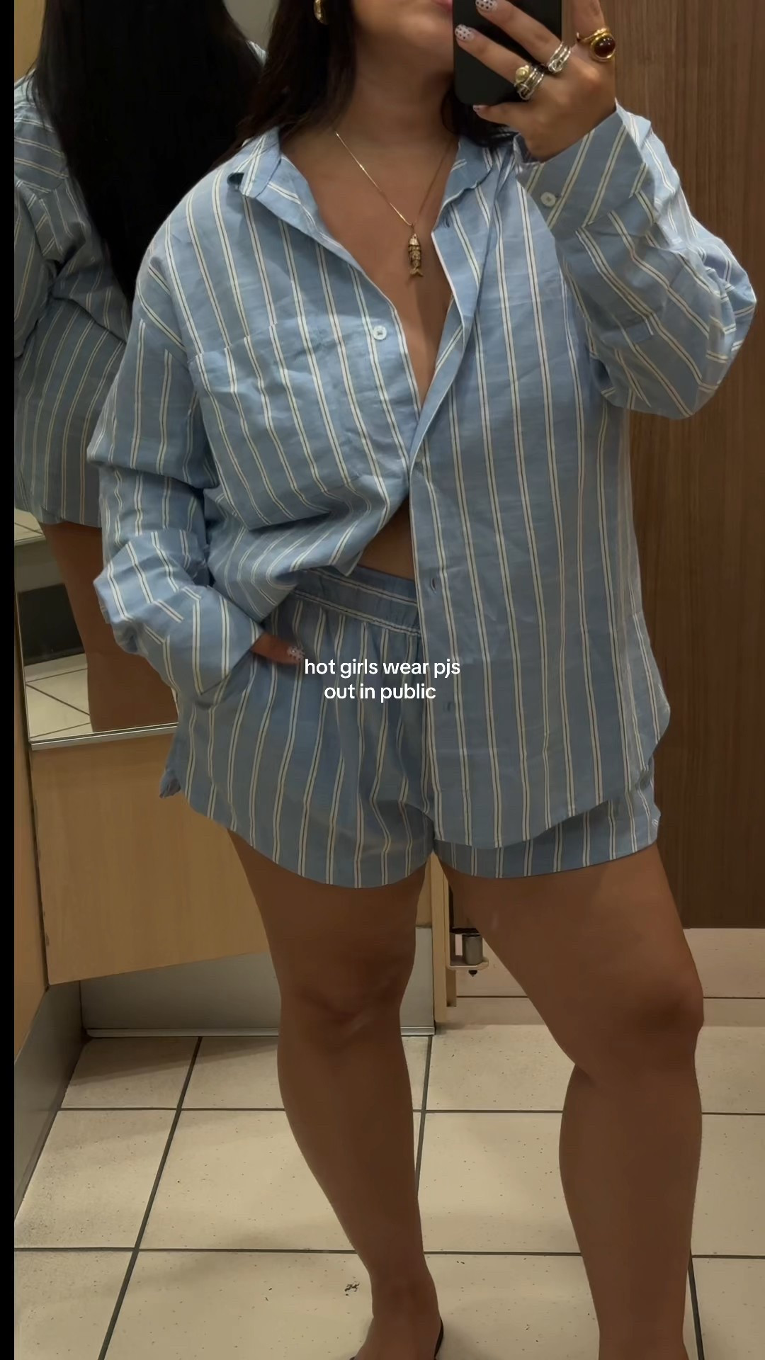 Let’s normalize sleepwear as streetwear — effortless, comfy, and chic ✨ 

#LTKStyleTip #LTKFindsUnder50 #LTKPetite