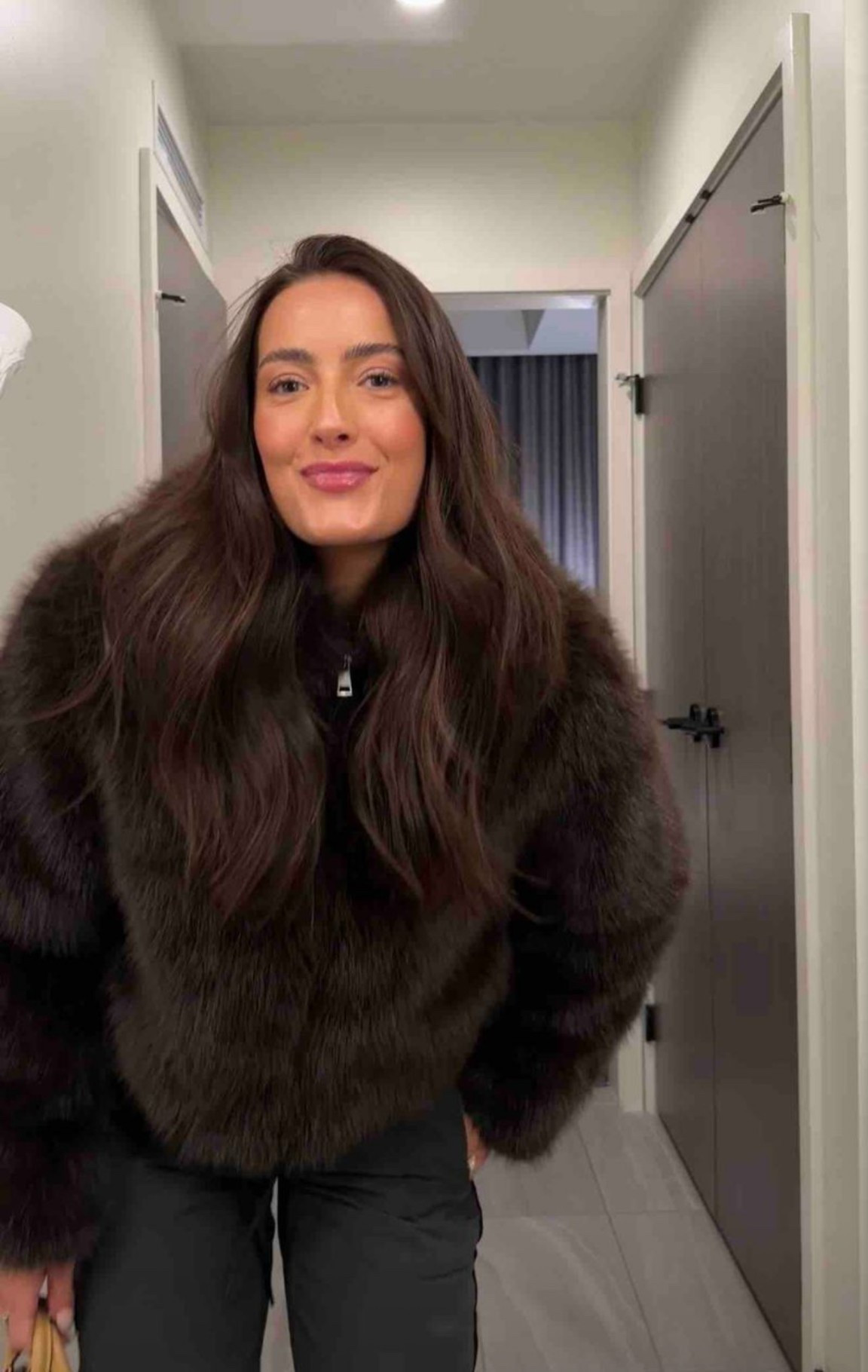 My favorite faux fur coat rn!!