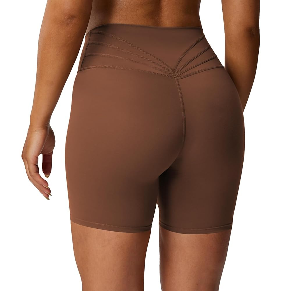 Aoxjox Trinity Workout Biker Shorts for Women Tummy Control High Waisted Exercise Athletic Gym Ru... | Amazon (US)