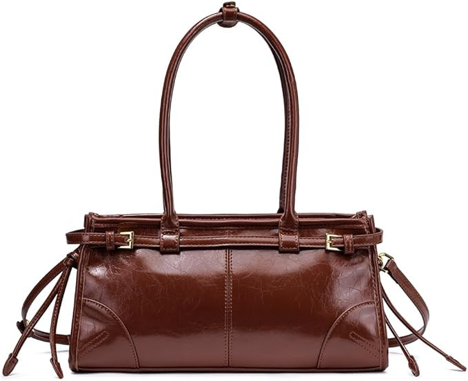 Shoulder Bags for Women Women's Crossbody Bag Soft Faux Leather Zipper Closure Detachable Long St... | Amazon (US)