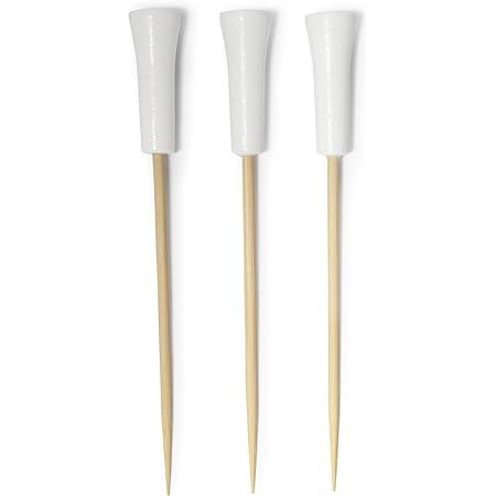 5 1/2" - White Golf Tee Party Appetizer Toothpicks/Swizzle Sticks - 100ct | Amazon (US)